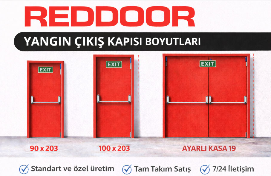 Acil çıkış kapısı boyutları