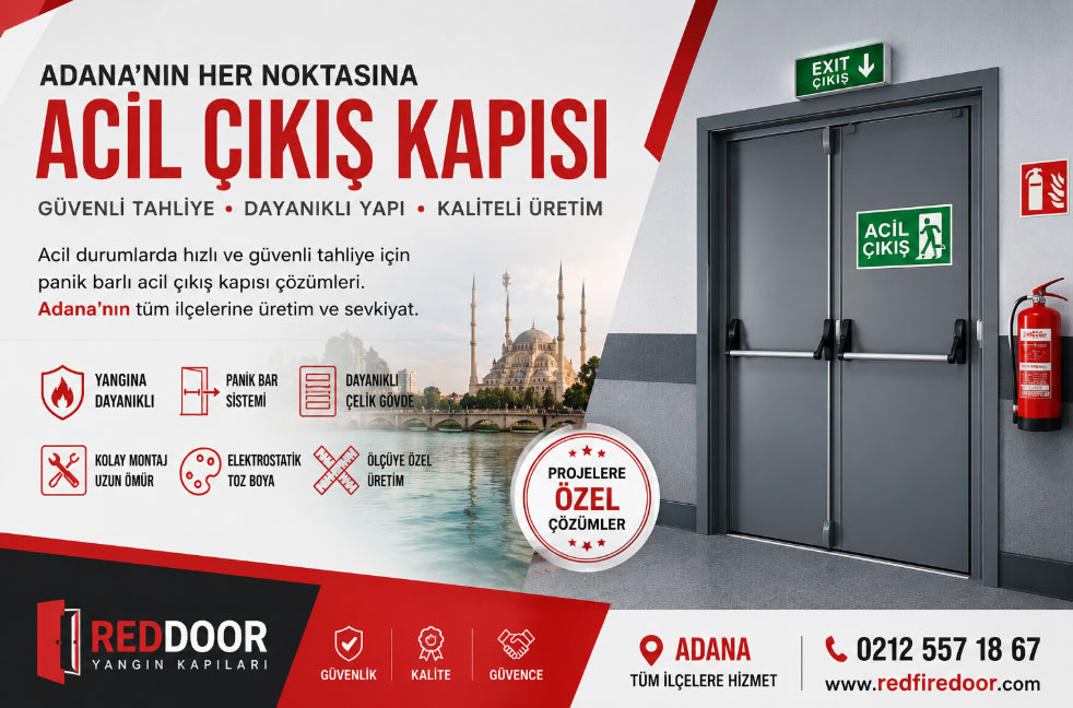 Acil çıkış kapısı adana