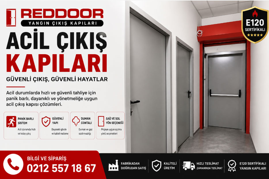 Acil çıkış kapısı nerelerde kullanılır?