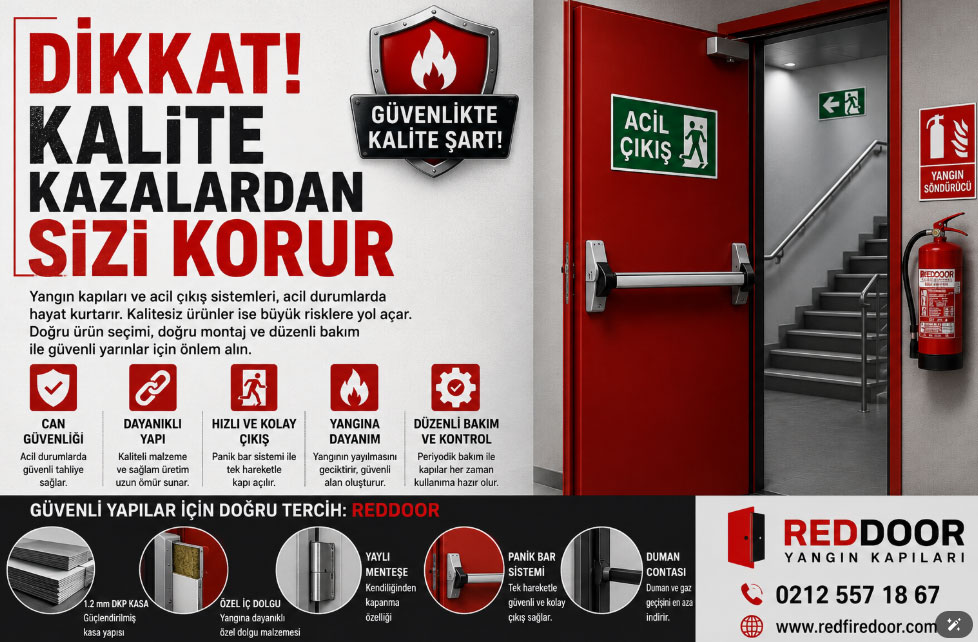 Dikkat ve Kalite kazalardan sizi korur.