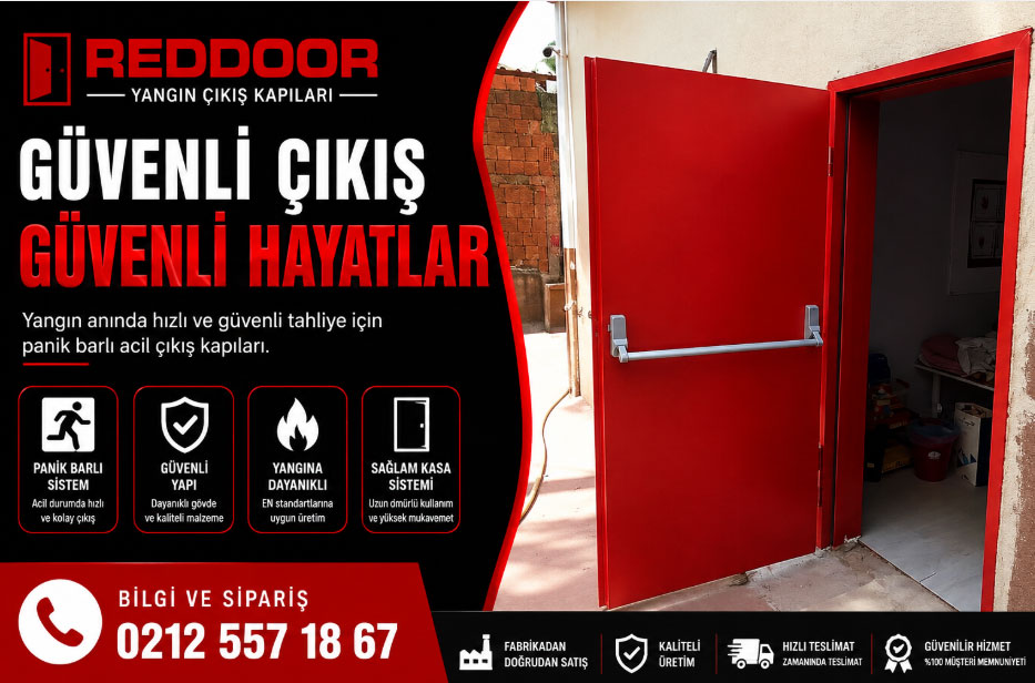 E120 Dakika Sertifikalı Yangın Kapısı