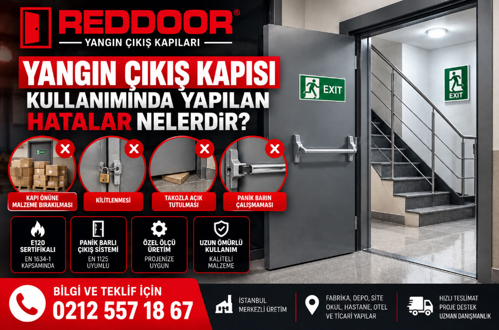 Yangın Çıkış Kapısı Kullanımında Yapılan Hatalar Nelerdir?