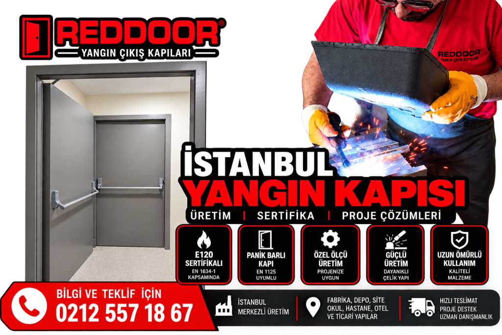 Sertifikalı İstanbul Yangın Kapısı