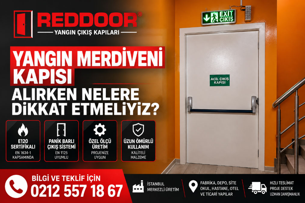 Yangın Merdiveni Kapısı Alırken Nelere Dikkat Etmeliyiz?