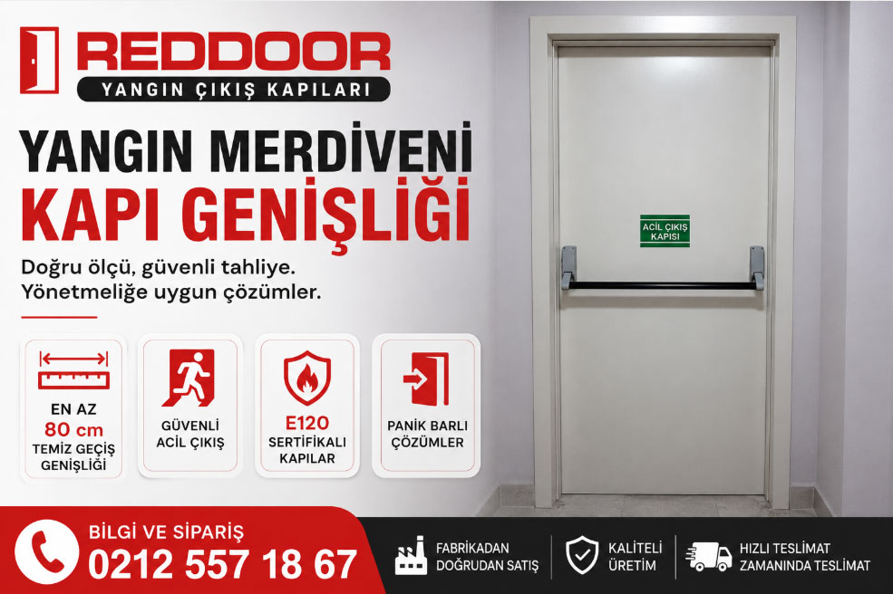 Yangın Merdiveni Kapısı Genişliği