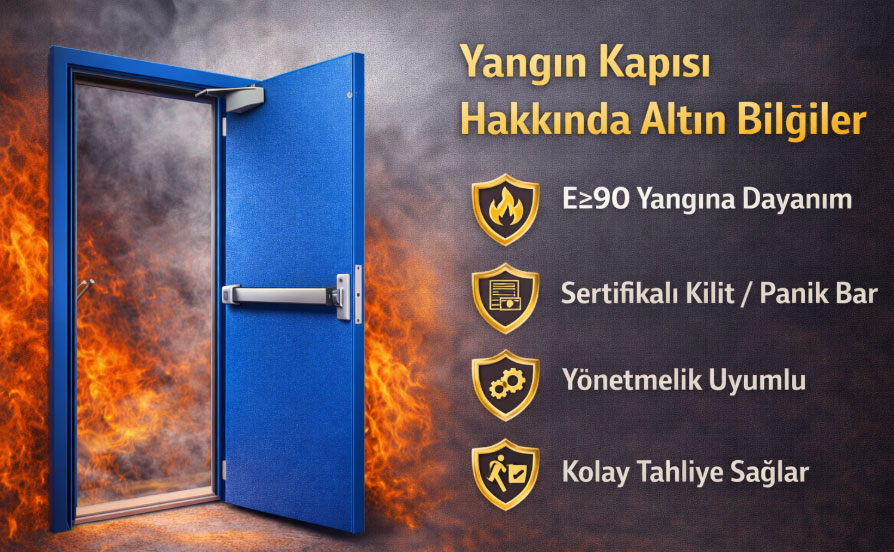Yangın kapısı hakkında altın bilgiler